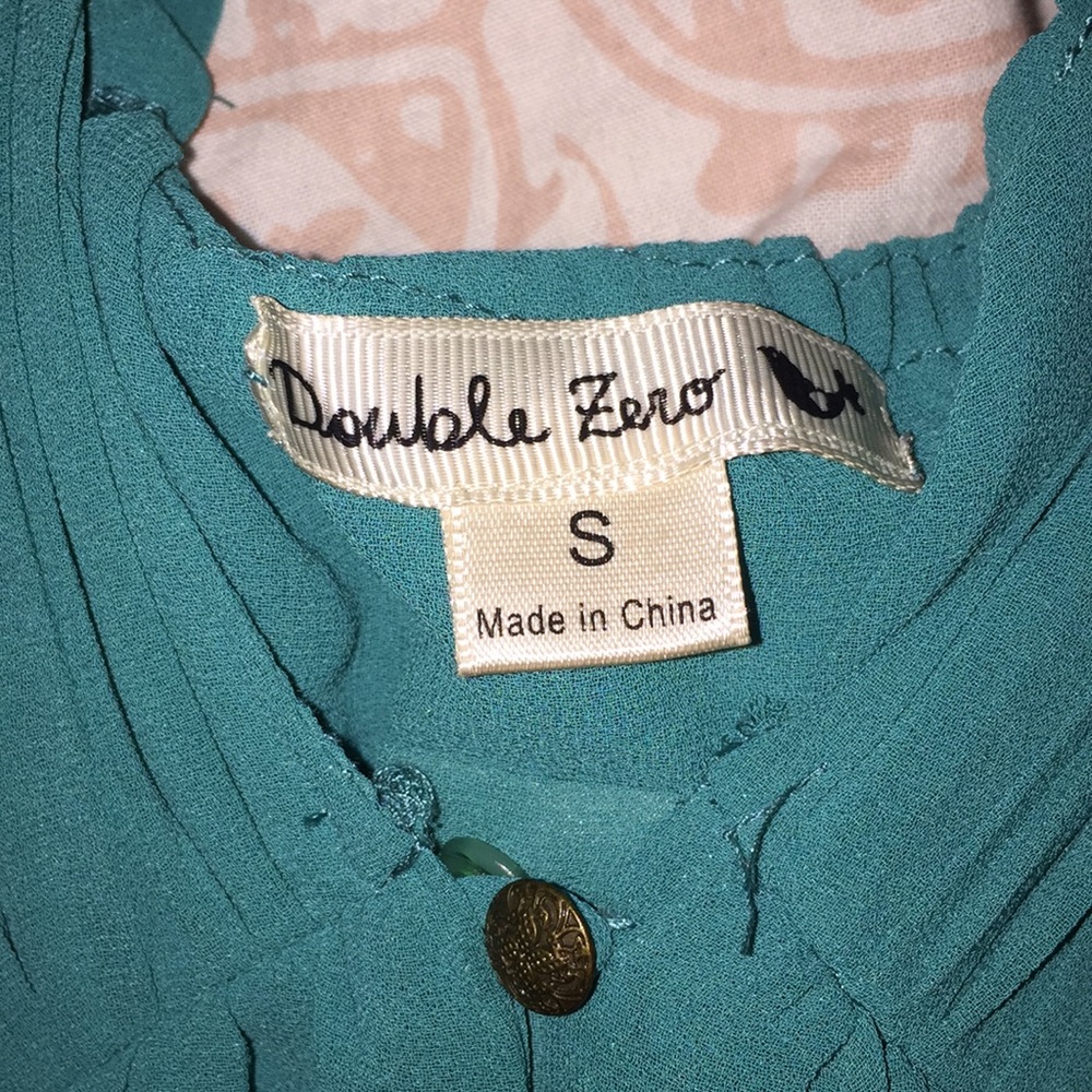 Turquoise blouse - Picture 2 of 5